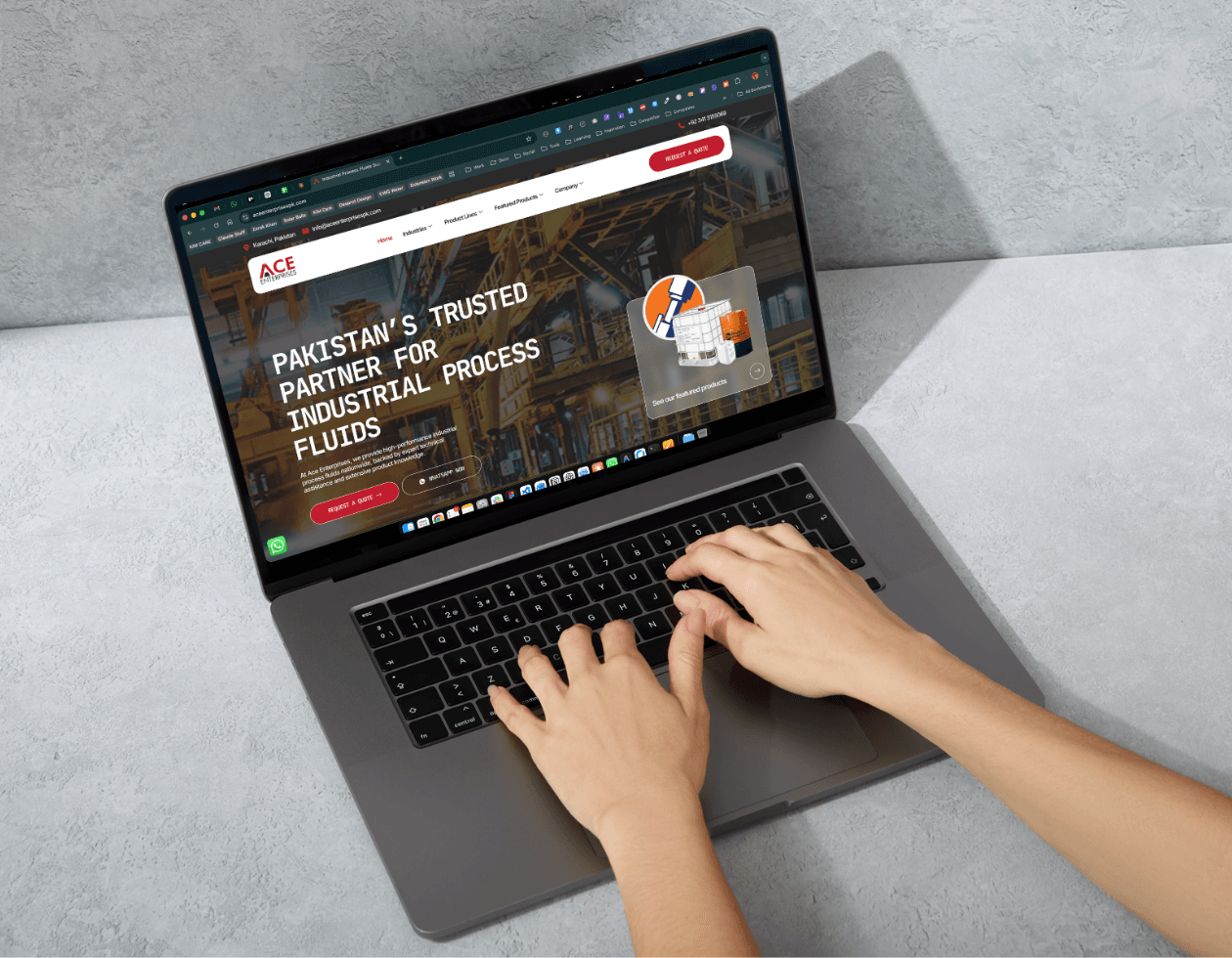 Ace Enterprises — Industrial Process Fluids Supplier (Pakistan) — case study by Salman Ahmed