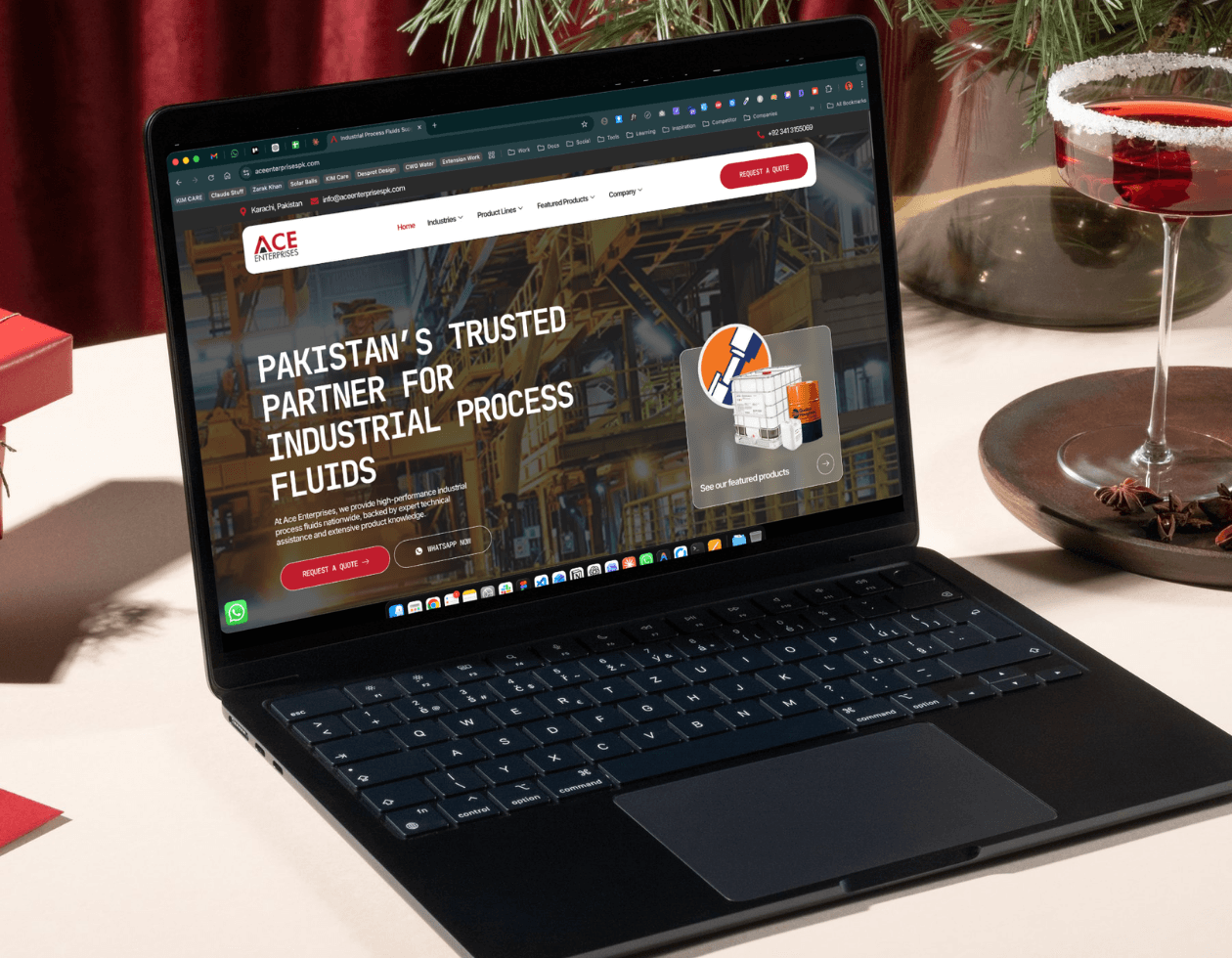 Ace Enterprises — Industrial Process Fluids Supplier (Pakistan)