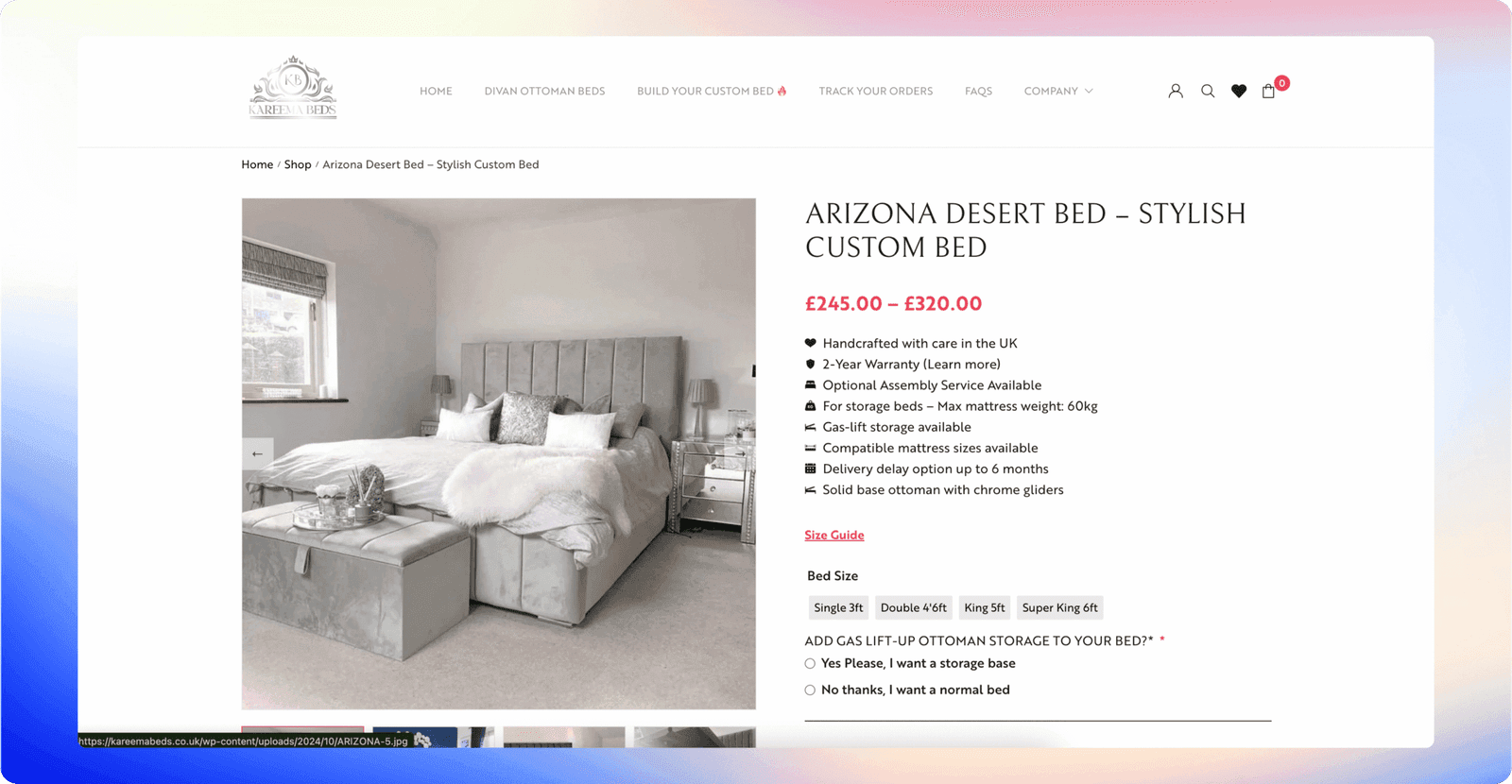 Kareema Beds — Handmade Custom Beds Brand in the UK — 5