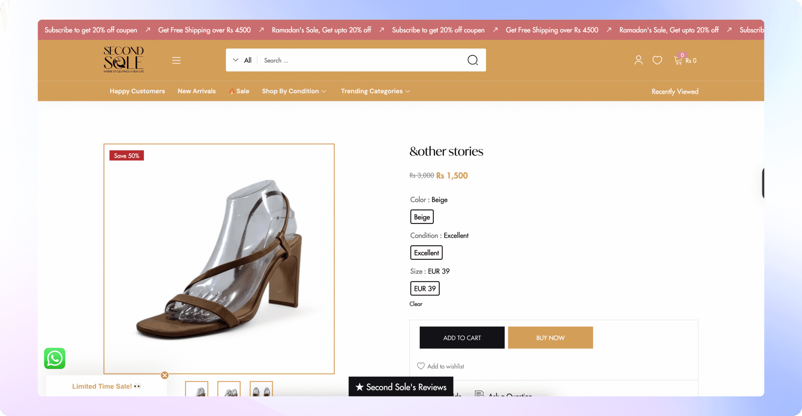Second Sole — Women’s Thrift Shoe Store — 2