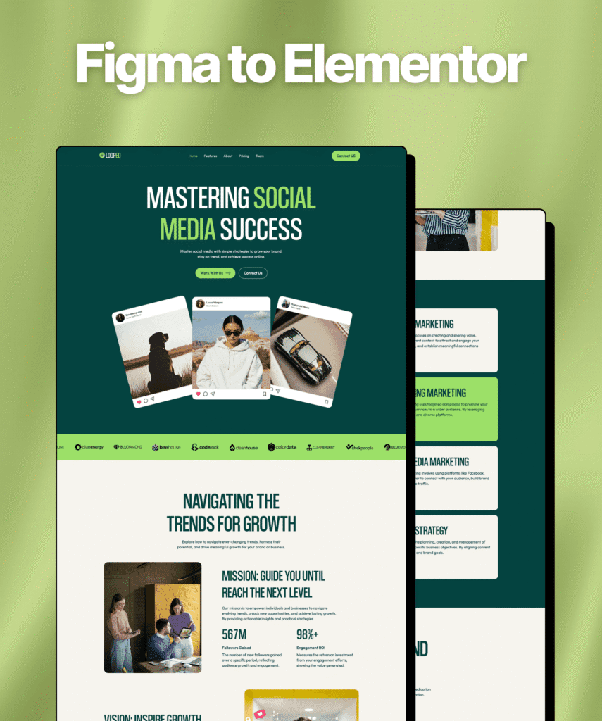 Figma To Elementor Conversion