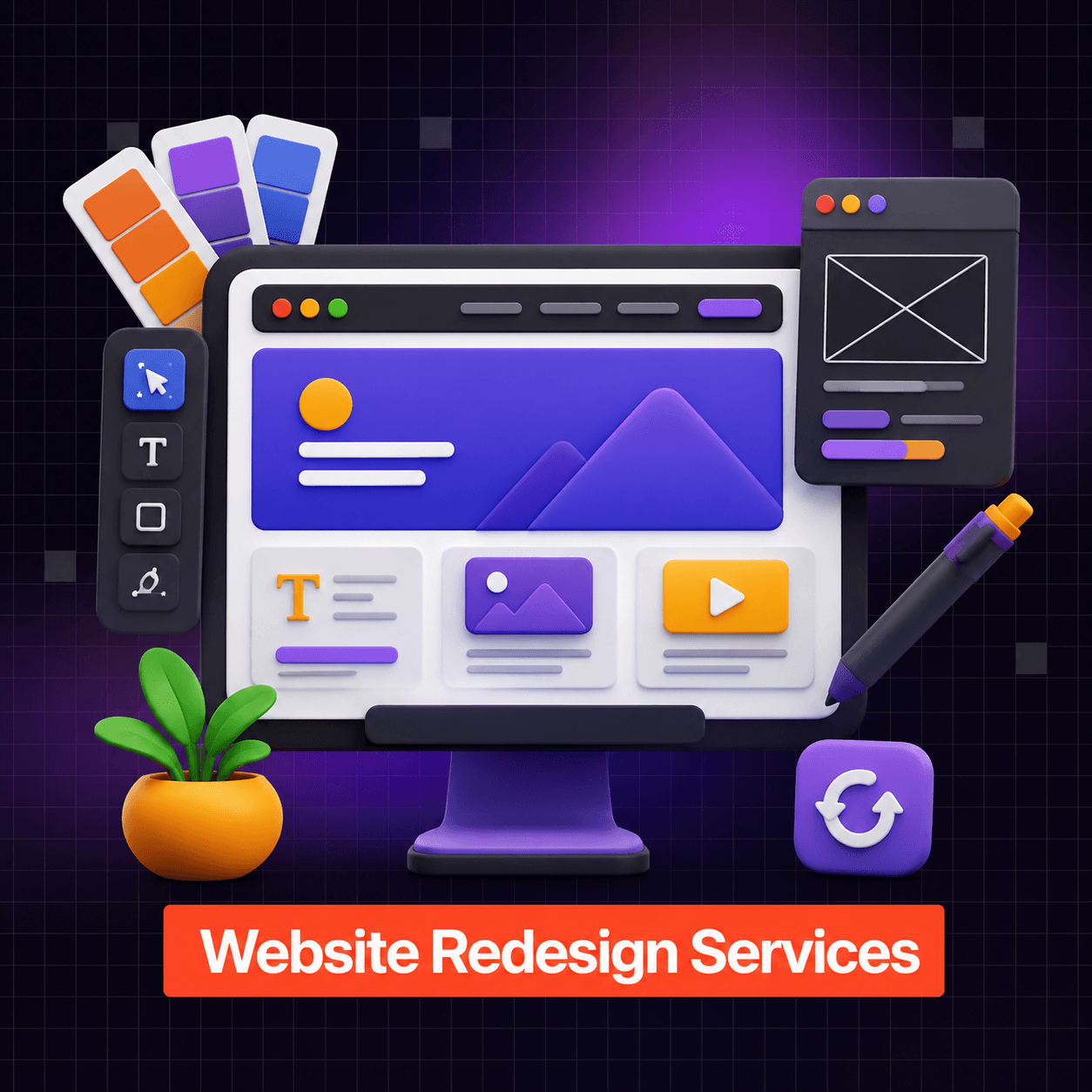 Website redesign services — a 12-year-old contractor website rebuilt into a modern lead-generating site