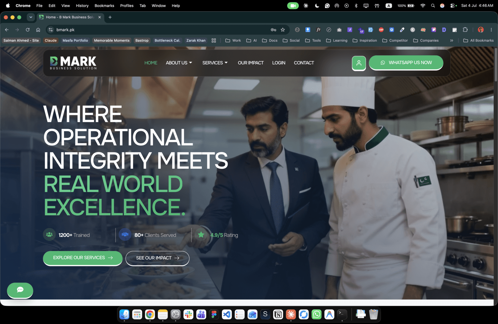 BMark Business Solutions — Custom Training LMS on WordPress — 1