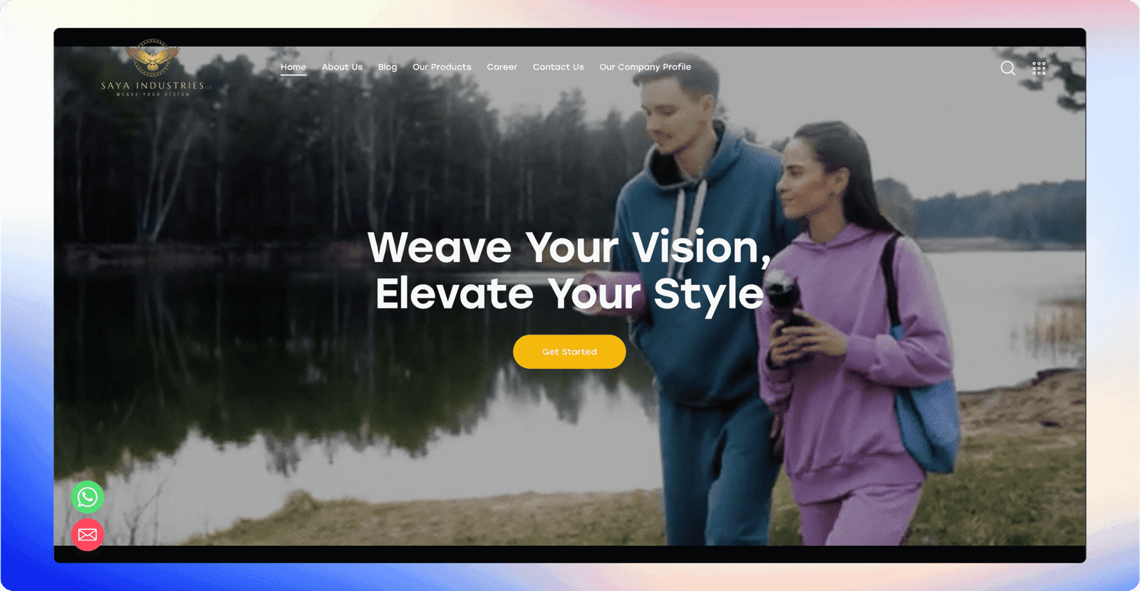 Saya Industries – Textile E-commerce Store — 1