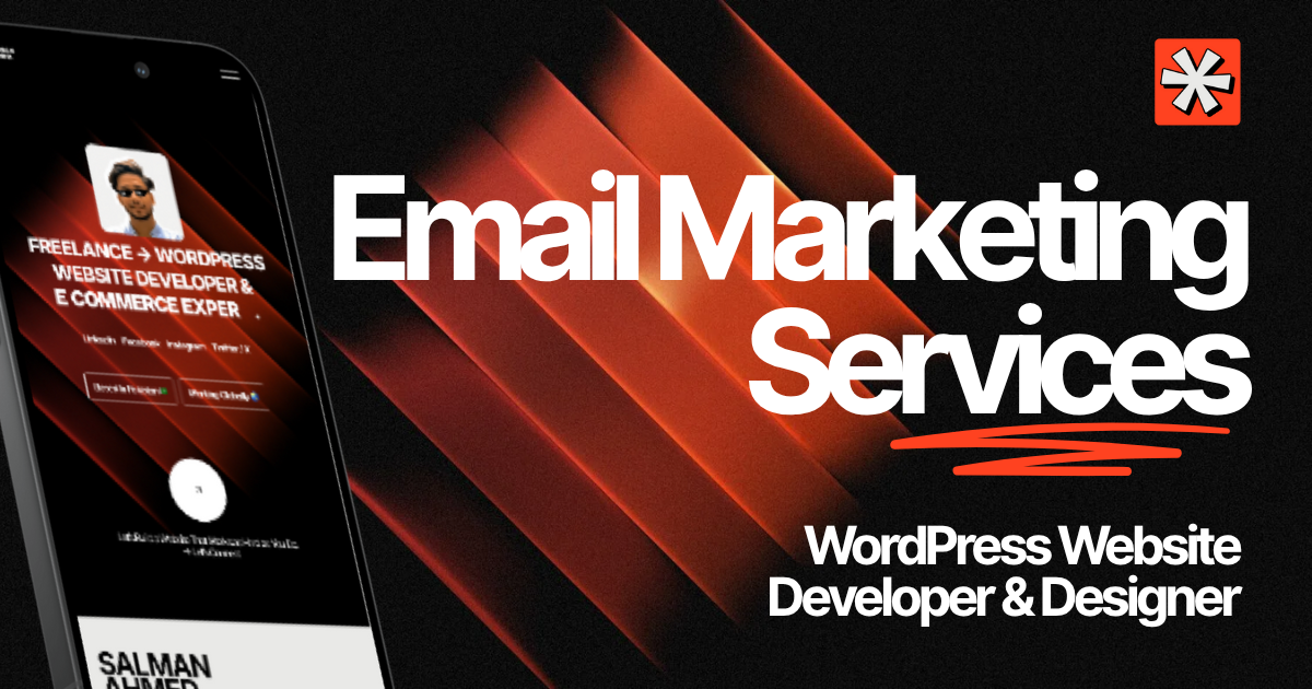 email marketing services in Pakistan - Salman Ahmed